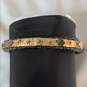 Tat2 Ibiza Gunmetal with Gold insert Bracelet